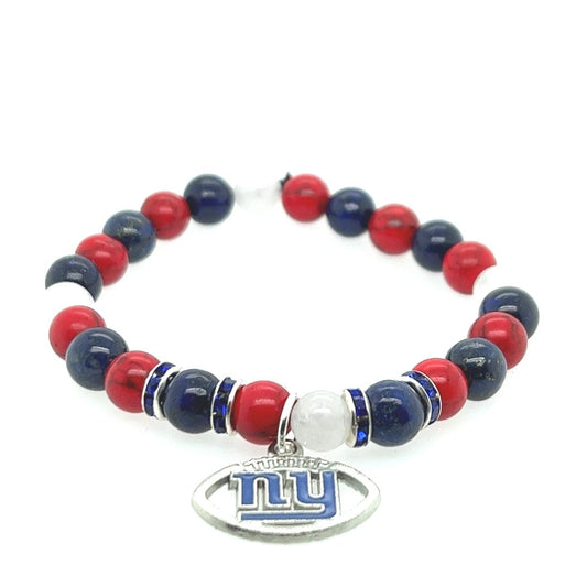 Giants Fan Gemstone Bracelet