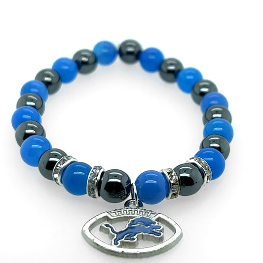 Lions Fan Gemstone Bracelet