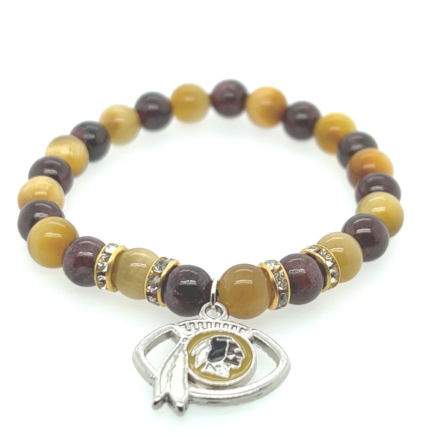 Commanders Fan Gemstone Bracelet